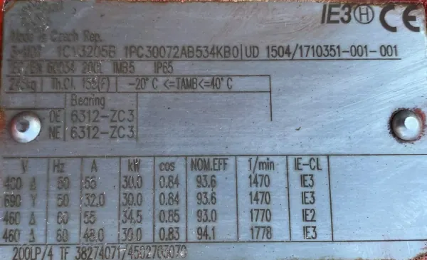 Motoreduktor / przekładnia 30kW 118obr. NORD - zdjęcie 3