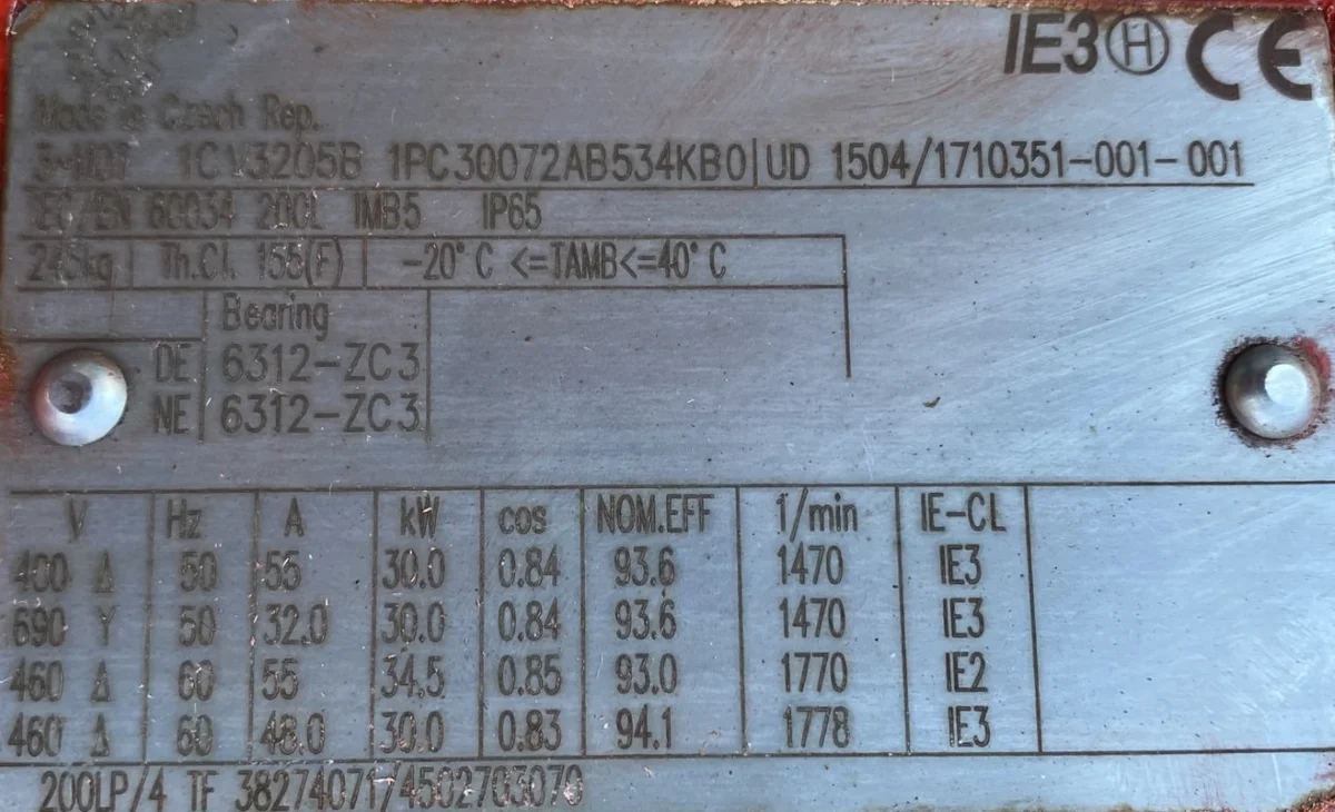 motoreduktor / przekładnia 30kW 118obr. NORD - zdjęcie 3