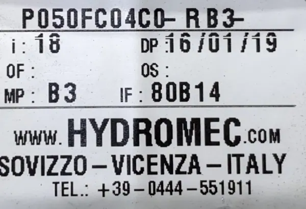 Reduktor / przekładnia ślimakowa P050FC04C0-RB3- - zdjęcie 4
