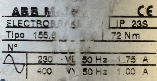 Silnik elektryczny 4kW 1435obr. 3fazowy HAMULEC ABB - zdjęcie 3