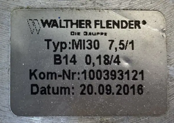 Motoreduktor / przekładnia 0,18kW 180obr. 3fazowy - zdjęcie 3
