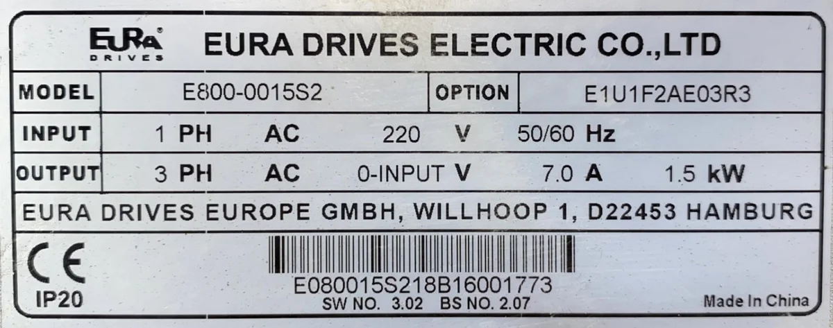 falownik 1,5kW 230V/3x230V U - zdjęcie 2