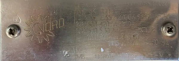 Motoreduktor / przekładnia 2,2kW 96obr. NORD - zdjęcie 2