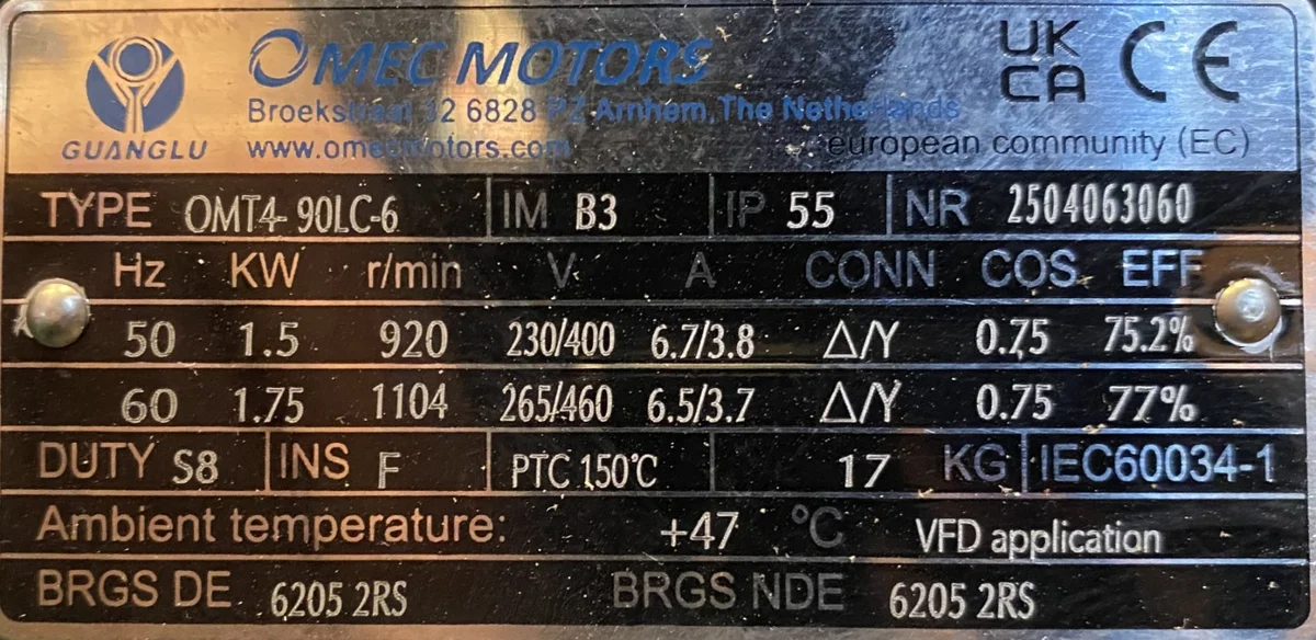 motoreduktor / przekładnia 1,5kW 11,5obr. - zdjęcie 2