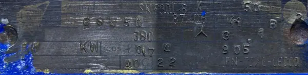 Silnik elektryczny 1,1kW 905obr. 3fazowy Tamel - zdjęcie 2