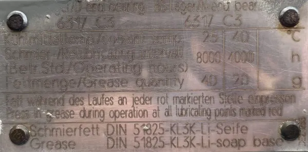 Silnik elektryczny 45kW 982obr. 3fazowy SIEMENS - zdjęcie 3