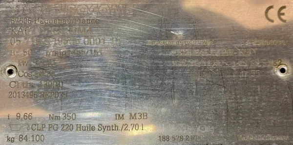 Motoreduktor / przekładnia 5,5kW 151obr. HAMULEC SEW - zdjęcie 2