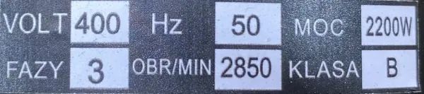 Wentylator / dmuchawa 2,2kW 2850obr. FM300SN - zdjęcie 4