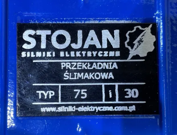 Motoreduktor / przekładnia 1,1kW 46obr. 3fazowy - zdjęcie 3