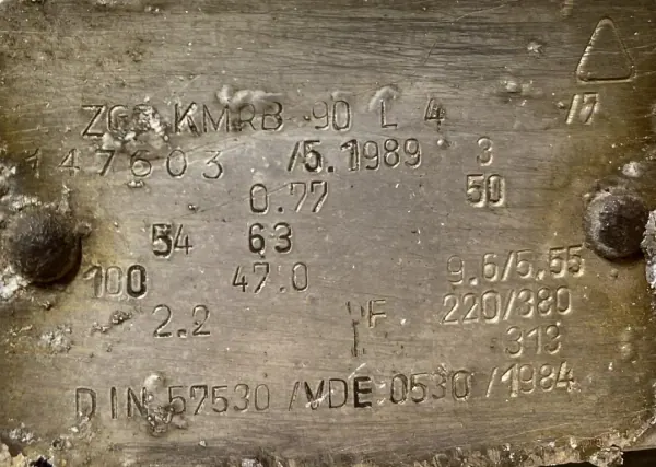 Motoreduktor / przekładnia 2,2kW 63obr. VEM - zdjęcie 2