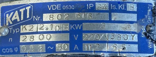 Silnik elektryczny 3kW 2800obr. 3fazowy HAMULEC - zdjęcie 2