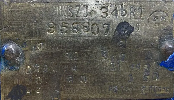 Silnik elektryczny 4kW 1430obr. 3fazowy Tamel SZJe 34b - zdjęcie 2