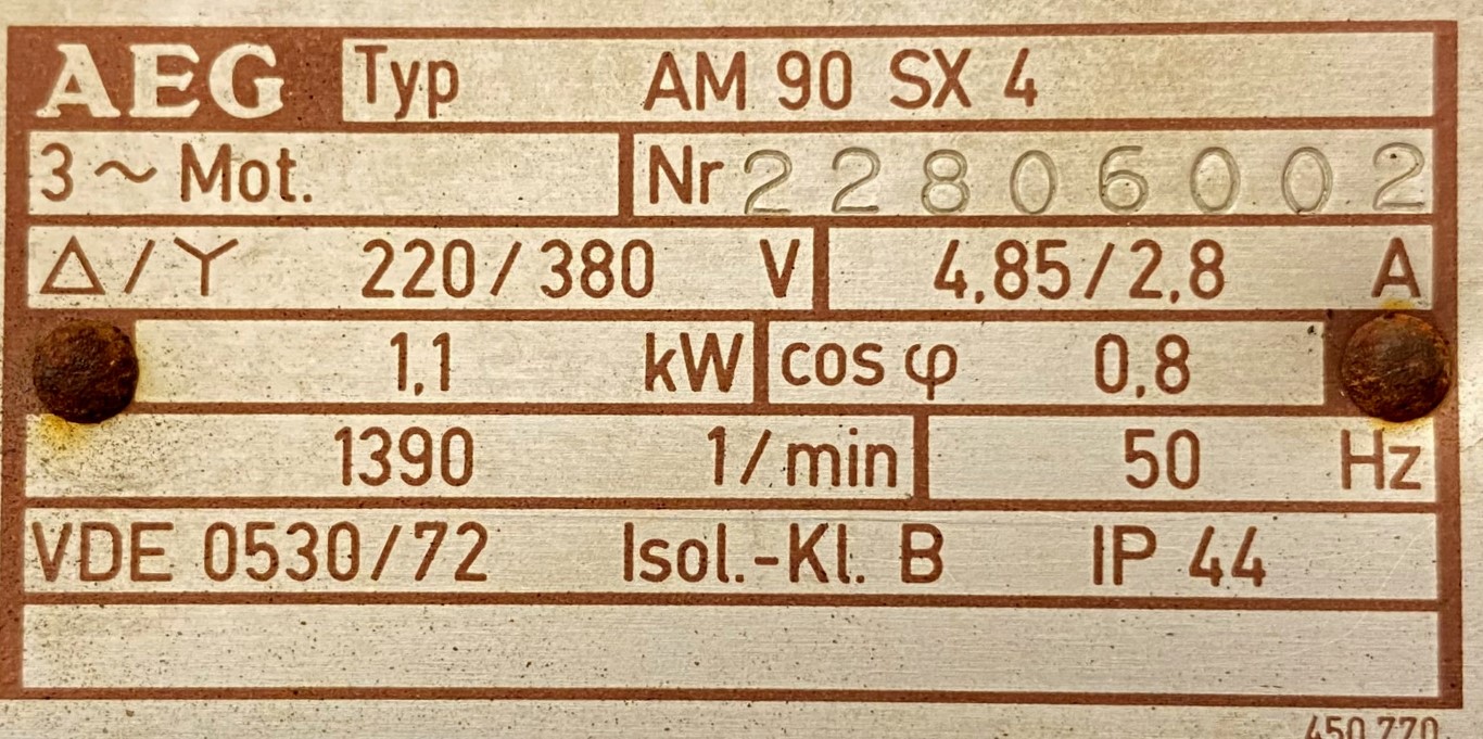 pompa próżniowa 1,1kW 1390obr. DUO 030 A - zdjęcie 3