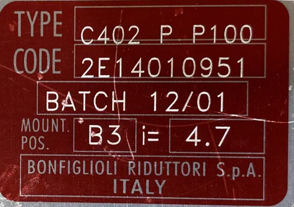 Motoreduktor / przekładnia 2,2kW 200obr. - zdjęcie 3