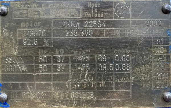 Silnik elektryczny 37kW 1475obr. 3fazowy CELMA B5 - zdjęcie 2