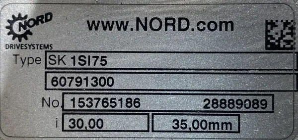 Motoreduktor / przekładnia 0,55kW 46obr. 3fazowy NORD - zdjęcie 3