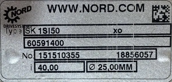 Motoreduktor / przekładnia 0,25kW 35obr. 3fazowy NORD - zdjęcie 3
