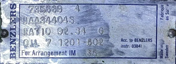 Motoreduktor / przekładnia 0,75kW 15obr. 3fazowy - zdjęcie 3