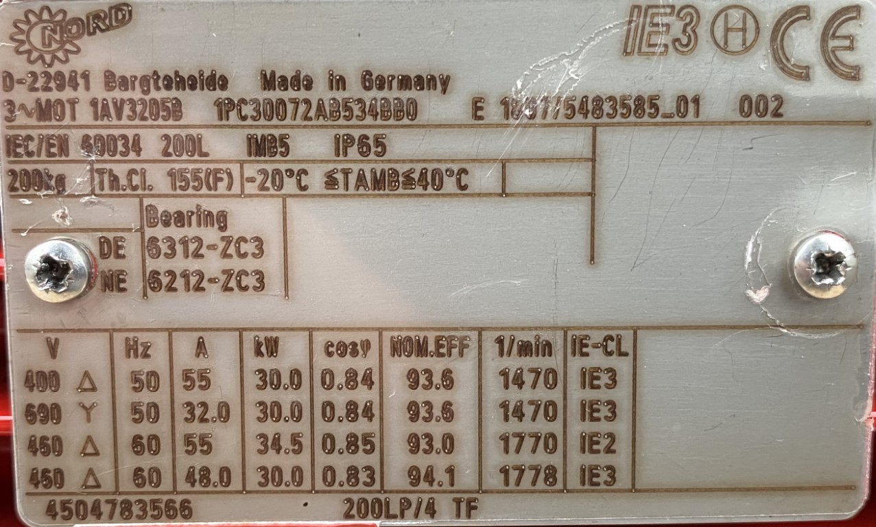 motoreduktor / przekładnia 30kW 50obr. NORD - zdjęcie 3