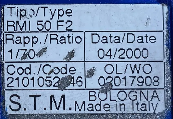 Motoreduktor / przekładnia 0,37kW 40obr. 3fazowy - zdjęcie 4