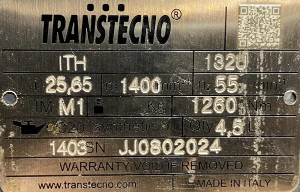 Motoreduktor / przekładnia 7,5kW 56obr. - zdjęcie 3