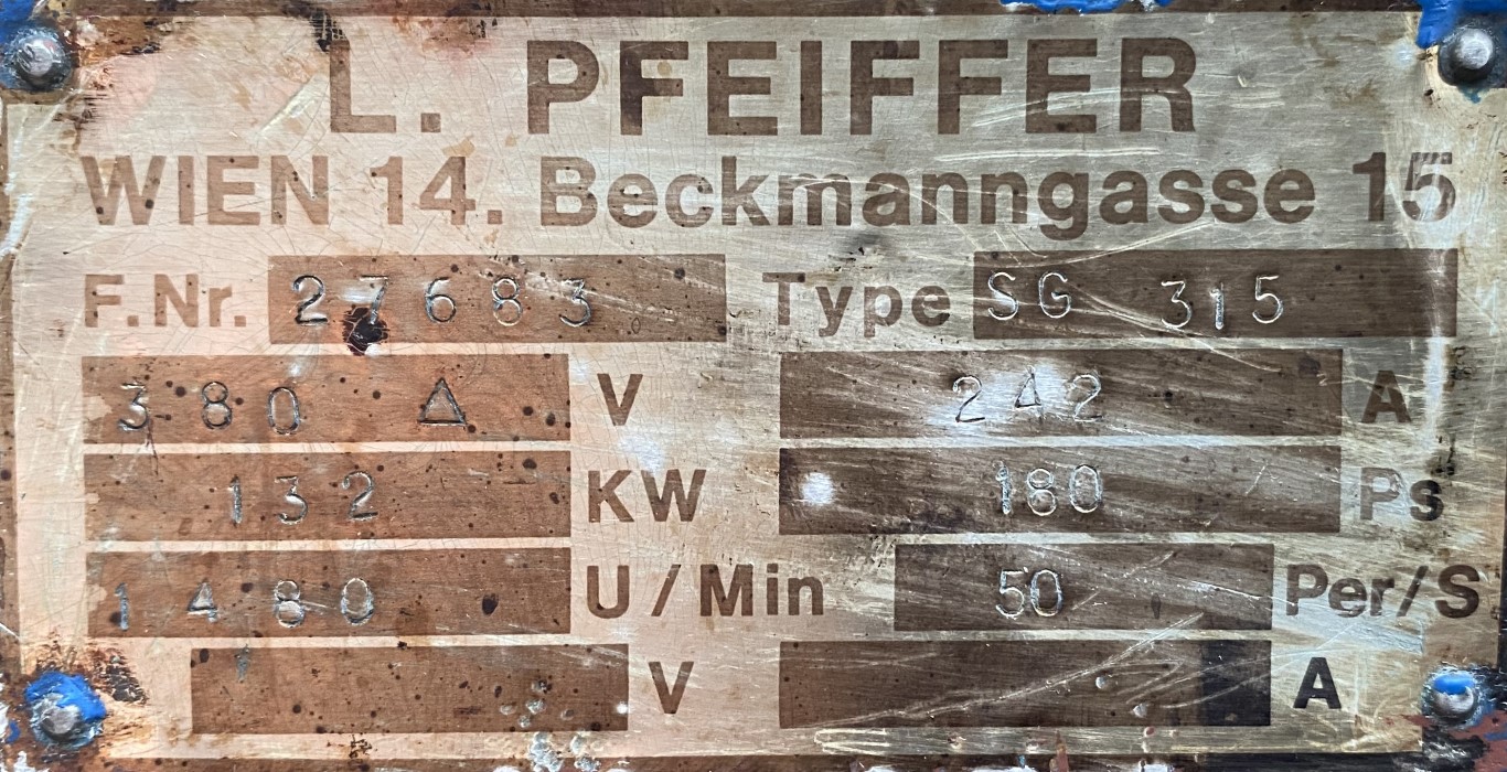 silnik elektryczny 132kW 1480obr. 3fazowy - zdjęcie 2