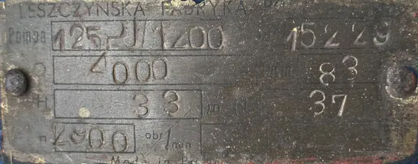 Pompa 125PJM200 37kW 2960obr. - zdjęcie 3