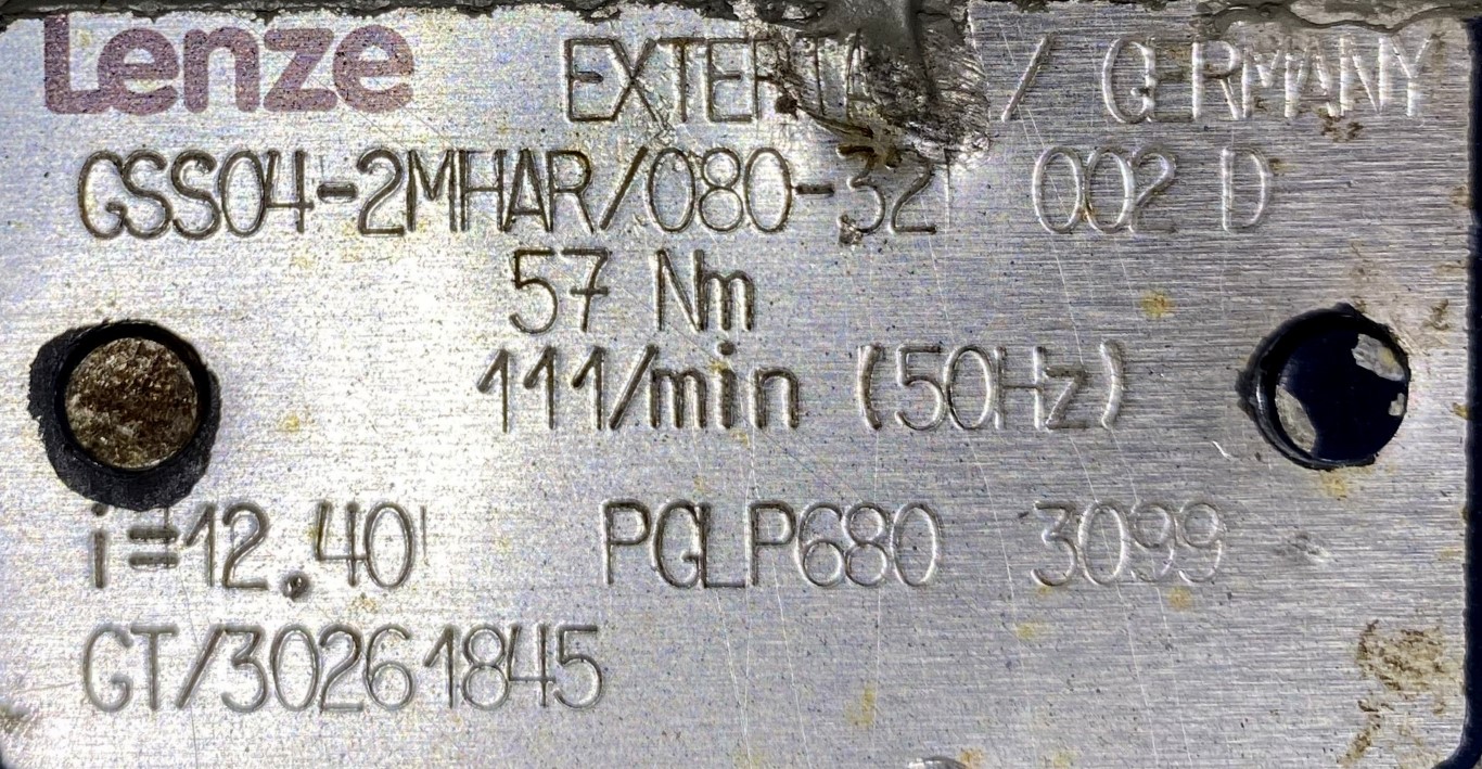 motoreduktor / przekładnia 0,75kW 111obr. 3fazowy HAMULEC Lenze - zdjęcie 3