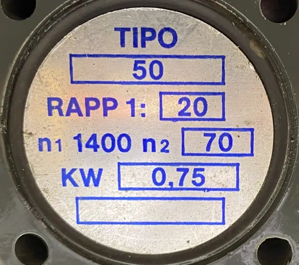 Motoreduktor / przekładnia 0,37kW 9,5-50obr. 3fazowy - zdjęcie 4