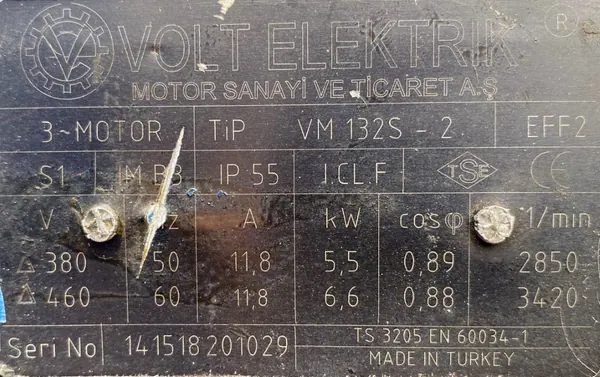 Wentylator / dmuchawa 5,5kW 2850obr. - zdjęcie 2