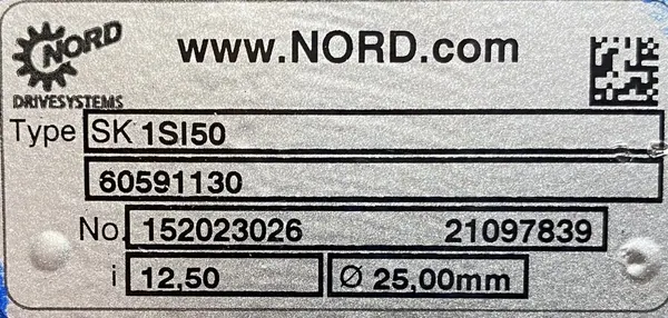 Motoreduktor / przekładnia 0,37kW 110obr. 3fazowy NORD - zdjęcie 3