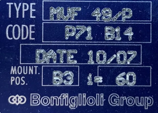 Reduktor / przekładnia MVF 49/P - zdjęcie 2
