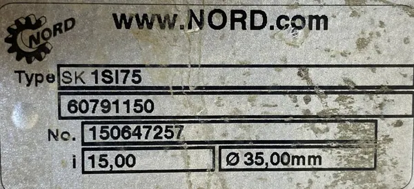 Motoreduktor / przekładnia 1,1kW 92obr. 3fazowy NORD - zdjęcie 4