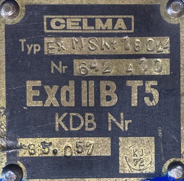 Silnik elektryczny 22kW 1465obr. 3fazowy CELMA Ex - zdjęcie 3