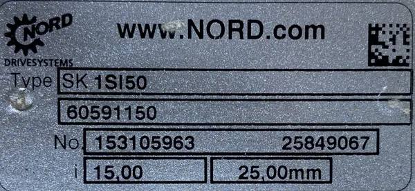 Motoreduktor / przekładnia 0,25kW 93obr. 3fazowy HAMULEC NORD - zdjęcie 4
