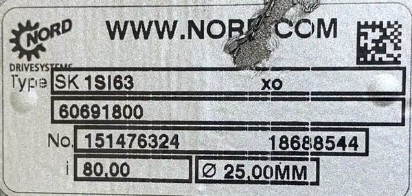 Motoreduktor / przekładnia 0,25kW 17obr. 3fazowy HAMULEC NORD - zdjęcie 4