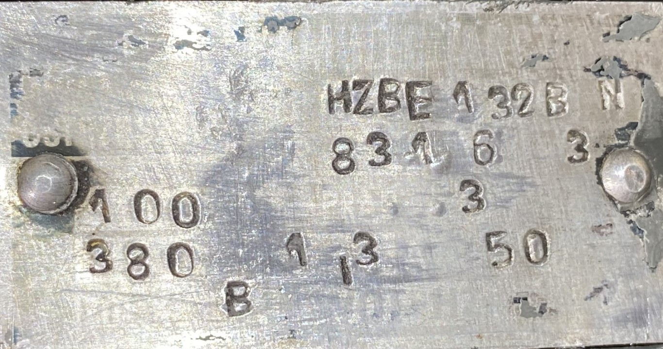 silnik elektryczny 4kW 960obr. 3fazowy HAMULEC INDUKTA - zdjęcie 3