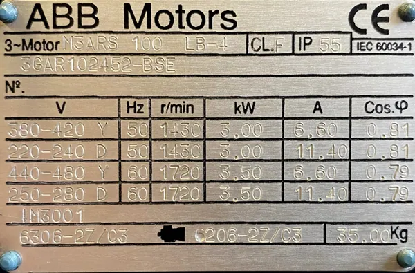 Motoreduktor / przekładnia 3kW 71,5obr. HAMULEC - zdjęcie 2