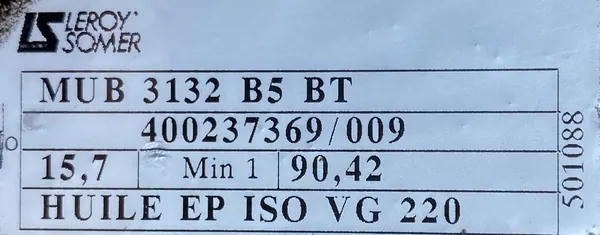 Motoreduktor / przekładnia 0,55kW 90obr. 3fazowy HAMULEC - zdjęcie 3