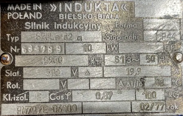 Pompa 80 PM 180 10kW 2930obr. - zdjęcie 2