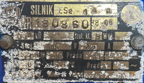 Silnik elektryczny 0,8kW 1400obr. 3fazowy Tamel Ex ESe 14a - zdjęcie 2