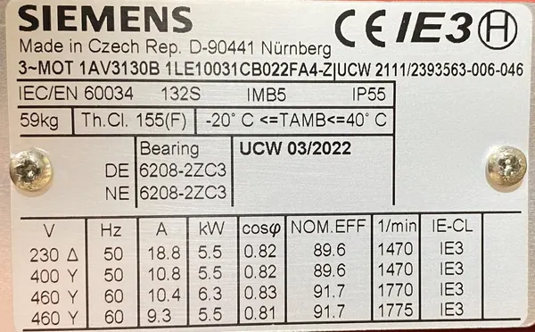 Motoreduktor / przekładnia 5,5kW 37obr. - zdjęcie 2