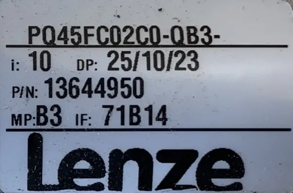 Motoreduktor / przekładnia 0,37kW 133obr. 1fazowy 230V - zdjęcie 3