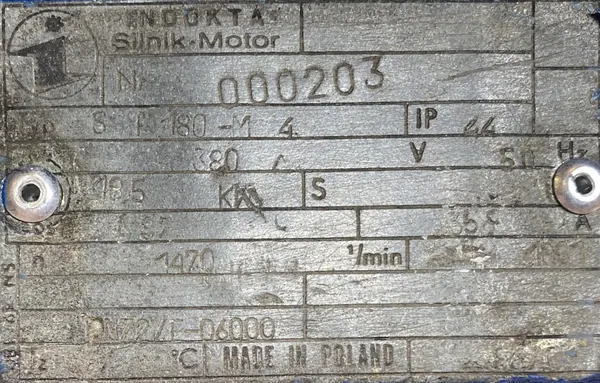 Silnik elektryczny 18,5kW 1470obr. 3fazowy INDUKTA - zdjęcie 2