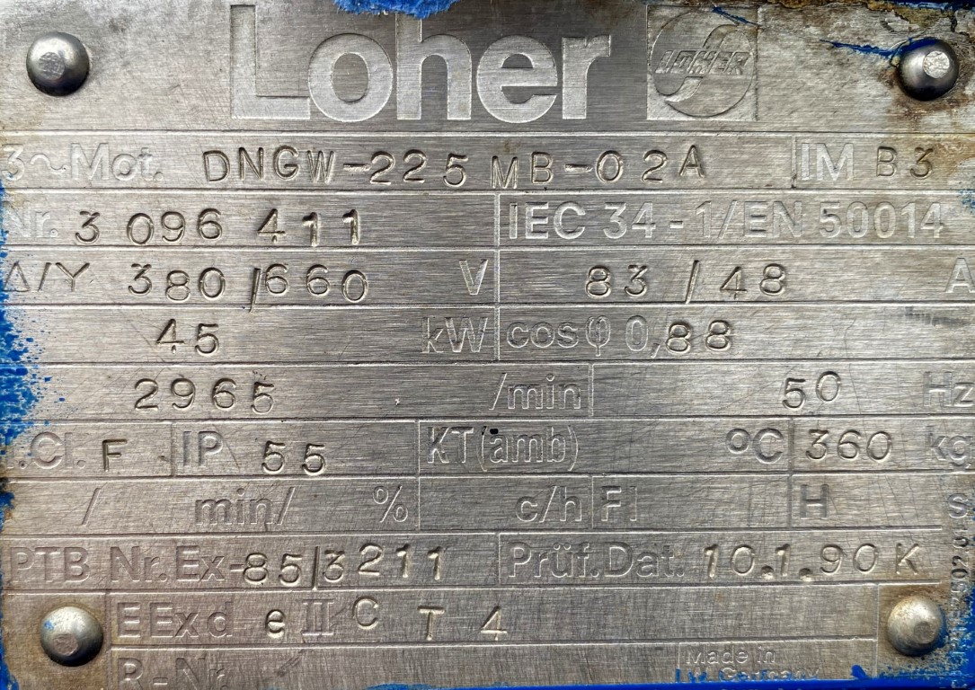 pompa DNGW-225 MB-02A 45kW 2965obr. - zdjęcie 2