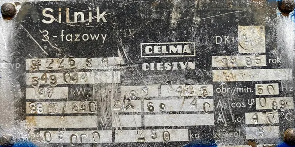 Silnik elektryczny 37kW 1475obr. 3fazowy CELMA B3 - zdjęcie 2
