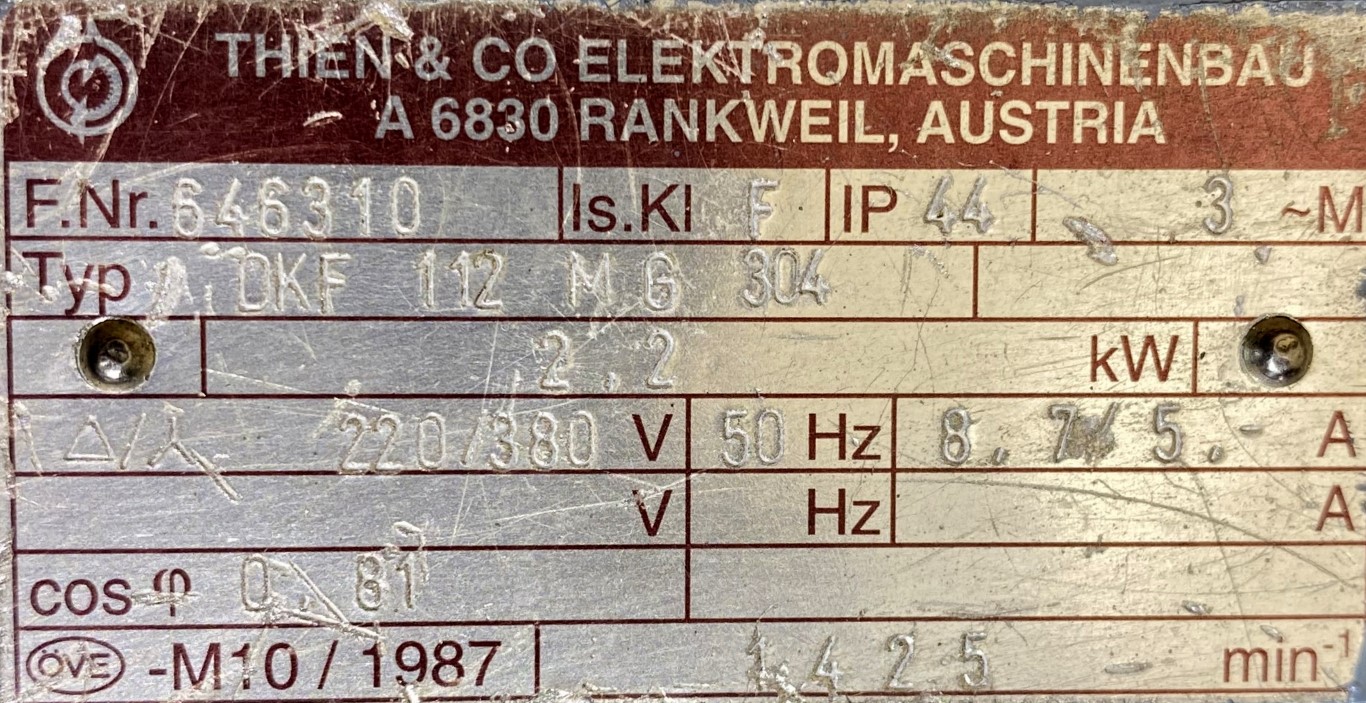 motoreduktor / przekładnia 2,2kW 9,6obr. SEW - zdjęcie 2