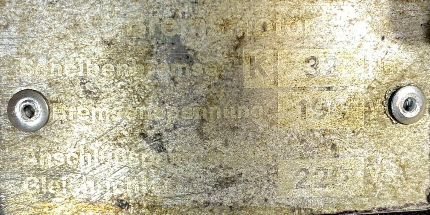 motoreduktor / przekładnia 3kW 38obr. HAMULEC NORD - zdjęcie 3