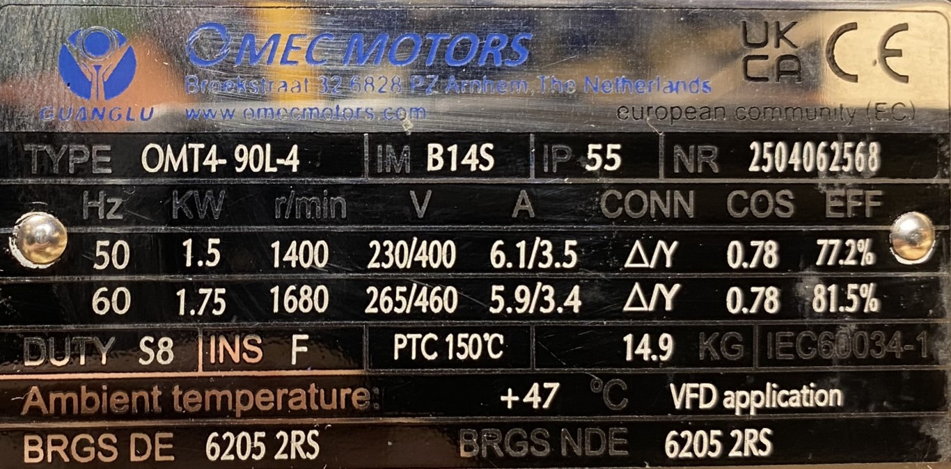 motoreduktor / przekładnia 1,5kW 25obr. Lenze - zdjęcie 2