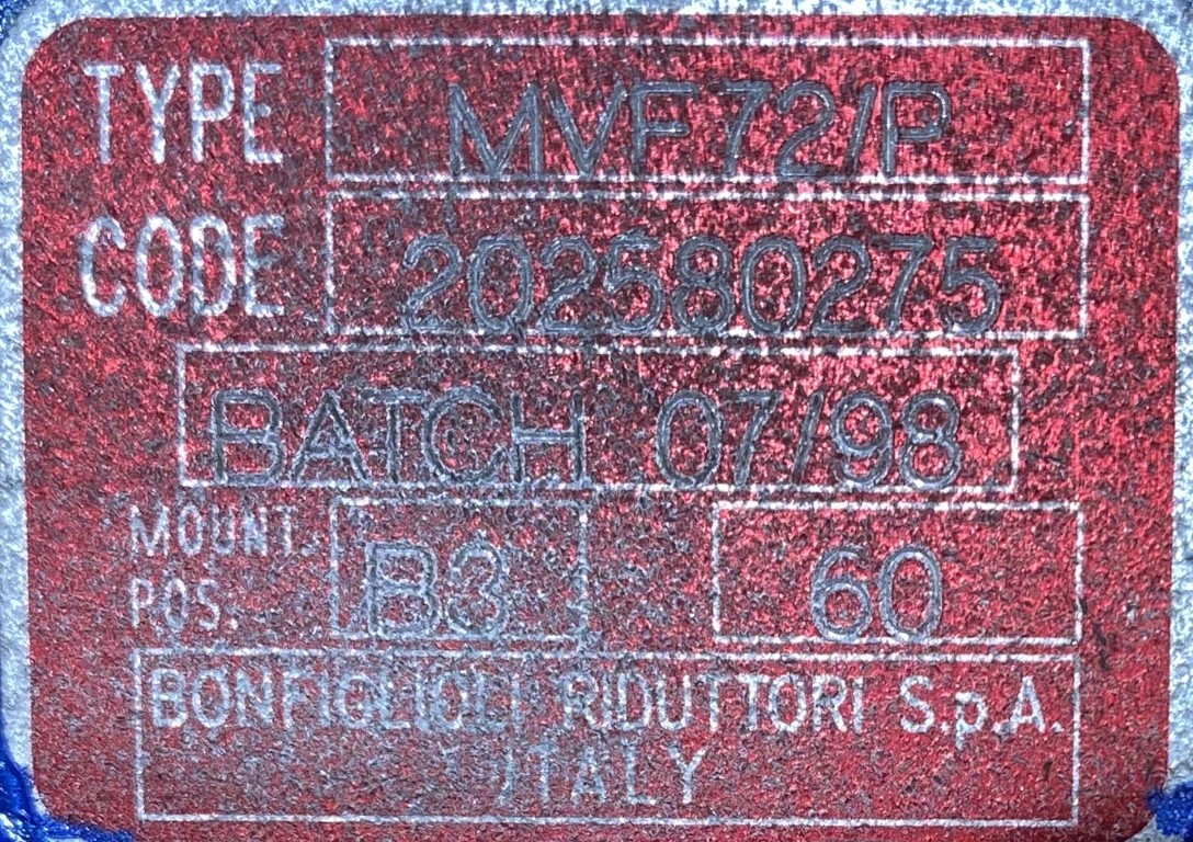 motoreduktor / przekładnia 0,75kW 23obr. 3fazowy - zdjęcie 3